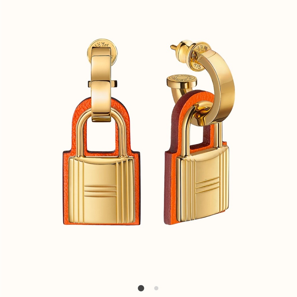 Hermes Kelly earrings